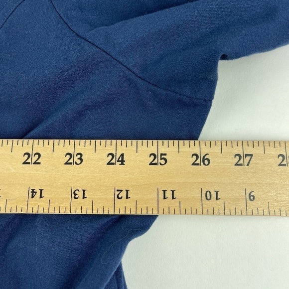 Butter Soft Button Up Shirt Womens 2X Blue Long Sleeve - Picture 9 of 10